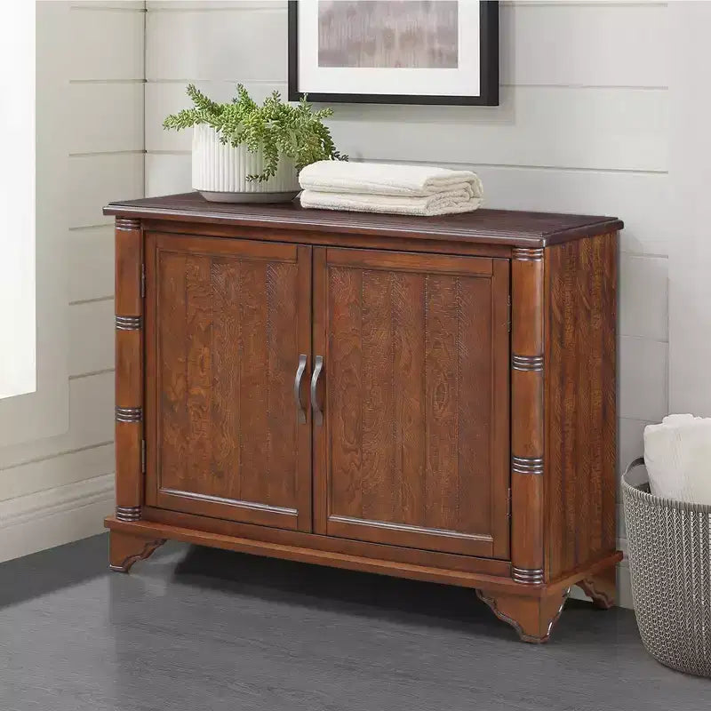 Meuble console avec rangement, meuble de rangement en bois pour canapé avec étagère de rangement réglable, table d'entrée rétro pour couloir.