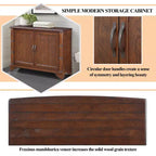 Meuble console avec rangement, meuble de rangement en bois pour canapé avec étagère de rangement réglable, table d'entrée rétro pour couloir.