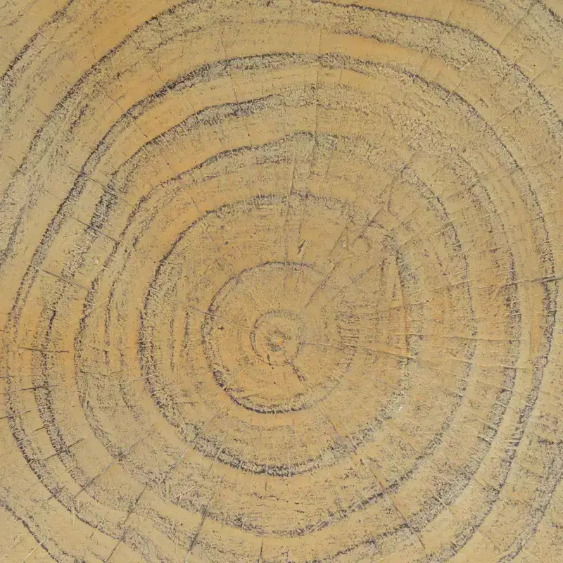 Table d'appoint spirale moderne avec centre creux, table basse en oxyde de magnésium texturée effet bois pour salon ou chambre à coucher