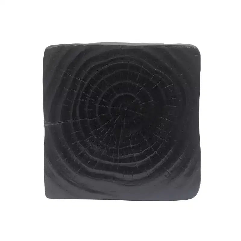 Table d'appoint spirale moderne avec centre creux, table basse en oxyde de magnésium texturée effet bois pour salon ou chambre à coucher
