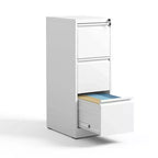 VIYET 52H Classeur vertical métallique à 3 tiroirs avec serrure, armoire de classement en acier pour bureau à domicile, convient aux formats A4/Legal/Letter