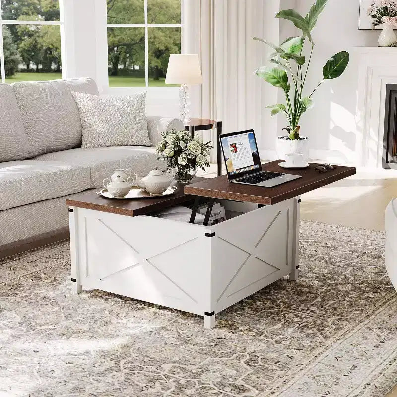 Table basse moderne pour salon | Table de centre élégante et durable, design contemporain | Parfaite pour la décoration de votre salon