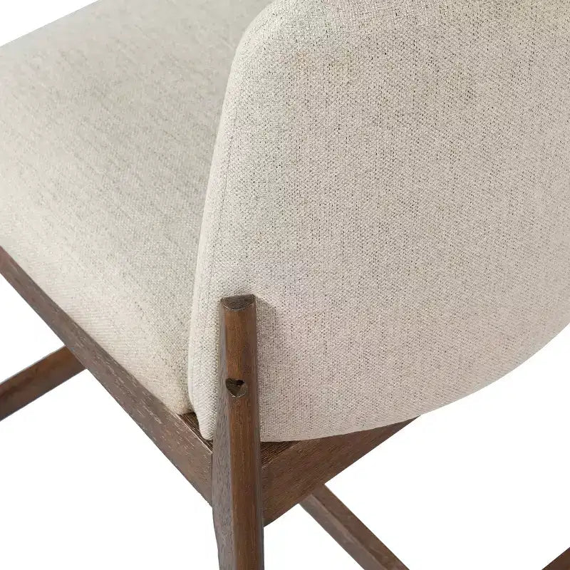 Tabourets de comptoir rembourrés Christopher Knight Home Alexandra Farmhouse en bois d'hévéa avec dossier incurvé (lot de 4)