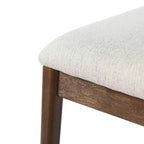Tabourets de comptoir rembourrés Christopher Knight Home Alexandra Farmhouse en bois d'hévéa avec dossier incurvé (lot de 4)