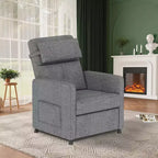 Fauteuil inclinable électrique Acekool pour adultes, canapé simple ergonomique réglable électriquement, fauteuil à bascule surdimensionné avec poches latérales et port de chargement USB