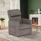 Fauteuil inclinable électrique Acekool pour adultes, canapé simple ergonomique réglable électriquement, fauteuil à bascule surdimensionné avec poches latérales et port de chargement USB