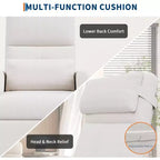 Fauteuil inclinable électrique Acekool pour adultes, canapé simple ergonomique réglable électriquement, fauteuil à bascule surdimensionné avec poches latérales et port de chargement USB