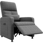 Fauteuil inclinable électrique Acekool pour adultes, canapé simple ergonomique réglable électriquement, fauteuil à bascule surdimensionné avec poches latérales et port de chargement USB