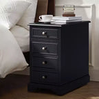 Table d'appoint traditionnelle Xinara avec rangement et prises intégrées|HULALA HOME