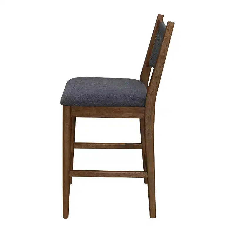 Tabourets de comptoir rembourrés modernes en bois d'hévéa Natalie Christopher Knight Home avec dossier en corde tressée (lot de 4)