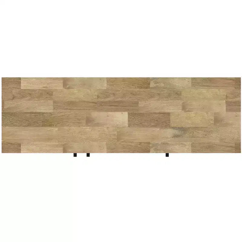 Wellspring BAHUT en MANGUIER MASSIF 145 cm de Large, Rectangulaire, Style Contemporain Moderne, Coloris Naturel