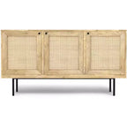 Wellspring BAHUT en MANGUIER MASSIF 145 cm de Large, Rectangulaire, Style Contemporain Moderne, Coloris Naturel