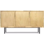 Wellspring BAHUT en MANGUIER MASSIF 145 cm de Large, Rectangulaire, Style Contemporain Moderne, Coloris Naturel