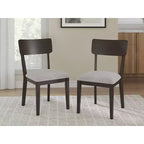 Signature Design by Ashley Favelon Dining Upholstered Side Chairs, Set of 2, Merlot Polyester Upholstery