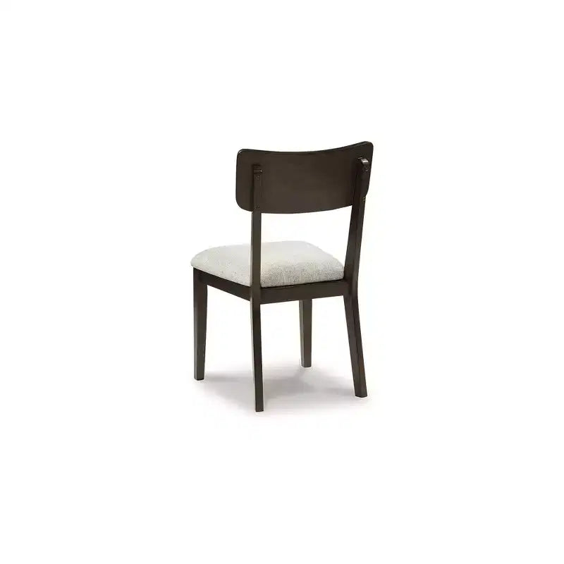 Signature Design by Ashley Favelon Chaises de salle à manger rembourrées, lot de 2, revêtement en polyester merlot