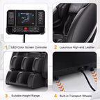 Fauteuil de massage Christopher Knight Home Finn à pression d'air intégrale avec Bluetooth et apesanteur