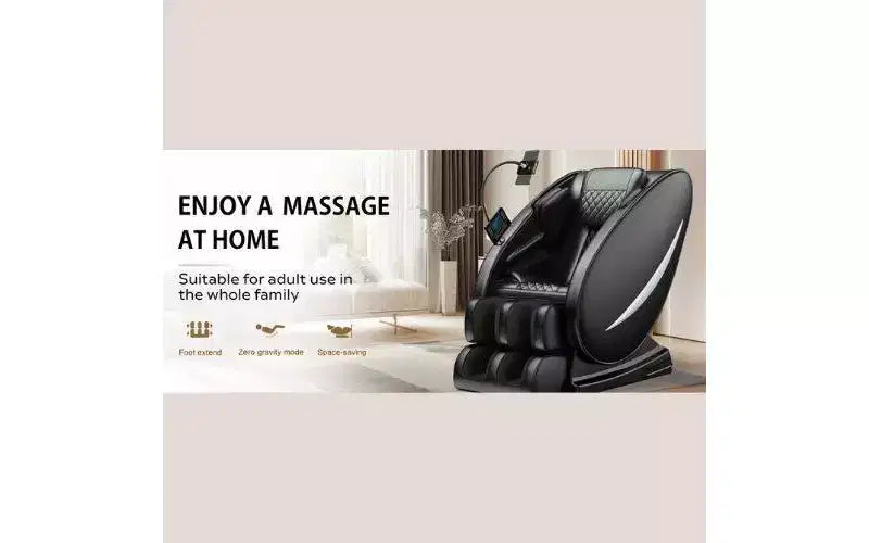 Fauteuil de massage Christopher Knight Home Finn à pression d'air intégrale avec Bluetooth et apesanteur