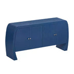 Meubles de rangement, buffet bas de sol à 4 portes, buffet avec pieds incurvés, buffet d'appoint pour salon