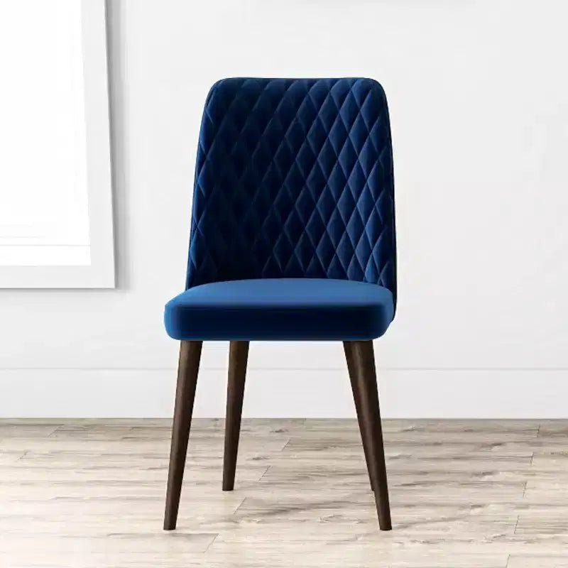 Lot de 2 chaises de salle à manger à dossier haut, chaises de cuisine et de salle à manger modernes du milieu du siècle, chaise d'appoint large rembourrée en similicuir