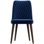 Lot de 2 chaises de salle à manger à dossier haut, chaises de cuisine et de salle à manger modernes du milieu du siècle, chaise d'appoint large rembourrée en similicuir
