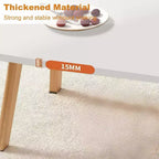 39,9 Table basse pliable en bois, Table d'appoint pliable pour petits espaces, Table d'étude basse pour s'asseoir au sol pour chambre à coucher, bureau, appartement