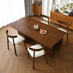 Ensemble de salle à manger 5 pièces GDFStudio Camden avec table de rangement et chaises en similicuir