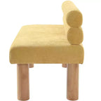 Banc de salle à manger moderne en bois rembourré Christopher Knight Home Yuina avec pieds en bois d'hévéa