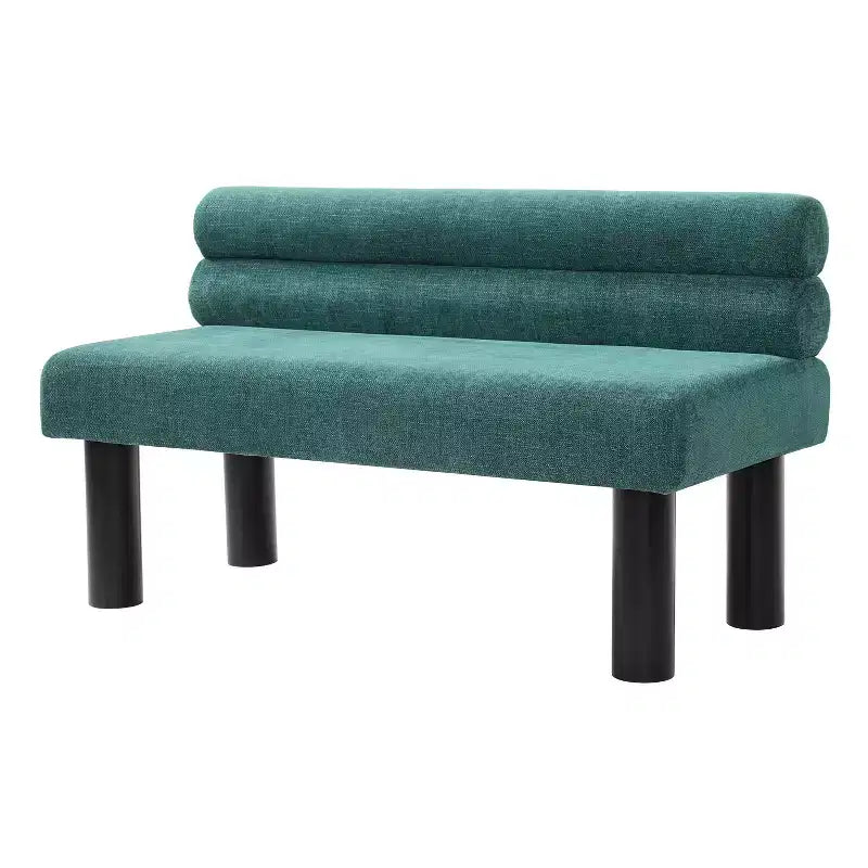 Banc de salle à manger moderne en bois rembourré Christopher Knight Home Yuina avec pieds en bois d'hévéa