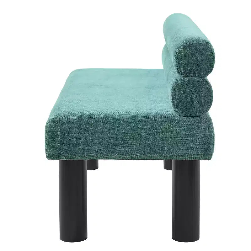 Banc de salle à manger moderne en bois rembourré Christopher Knight Home Yuina avec pieds en bois d'hévéa