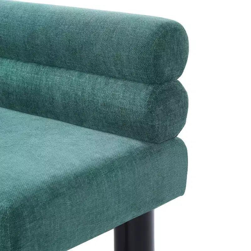 Banc de salle à manger moderne en bois rembourré Christopher Knight Home Yuina avec pieds en bois d'hévéa