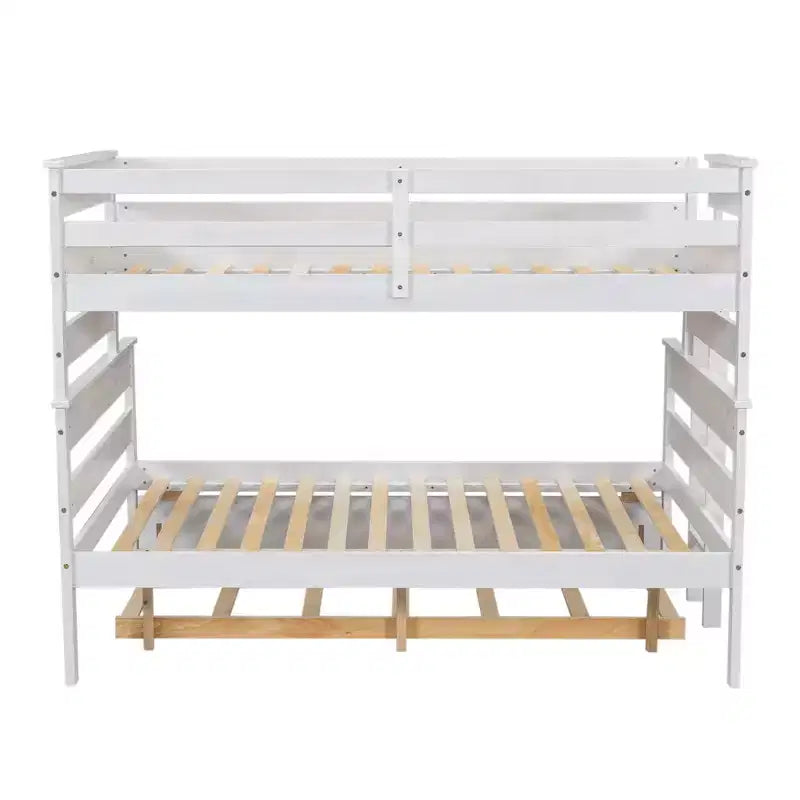 GDFStudio Becker Lit superposé en bois avec lit gigogne double