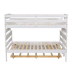 GDFStudio Becker Lit superposé en bois avec lit gigogne double