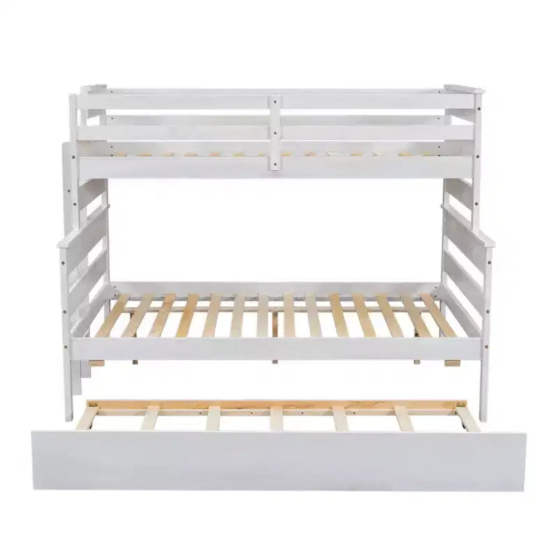 GDFStudio Becker Lit superposé en bois avec lit gigogne double