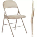 TUYOHW Chaises pliantes pour salle à manger, Chaises de cuisine en cuir PU avec cadre en métal, Chaises de salle à manger légères, Utilisation intérieure et extérieure, Aucun assemblage requis