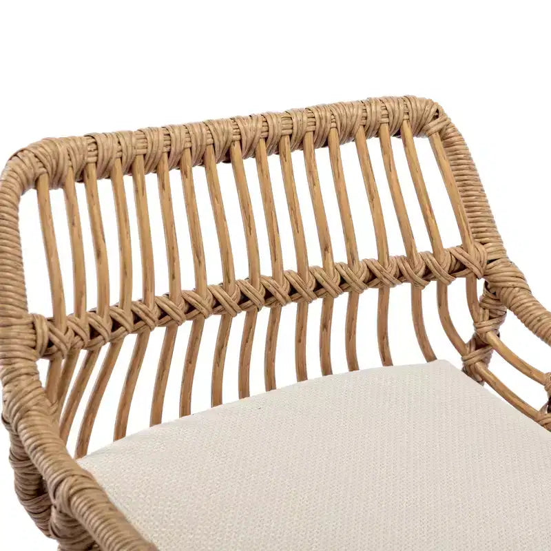 TUYOHW 25-33H Tabourets de Bar Pivotants à Hauteur Réglable,Tabourets de Bar Hauteur Comptoir Tressés avec Coussin pour Cuisine et Bar,Capacité 113kg