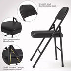 Ensemble pliable 3 pièces Table portable et 2 chaises rembourrées pour intérieur/extérieur (aucun assemblage requis)