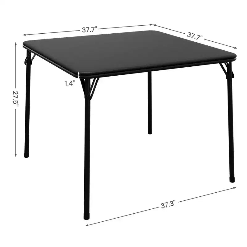 Ensemble pliable 3 pièces Table portable et 2 chaises rembourrées pour intérieur/extérieur (aucun assemblage requis)