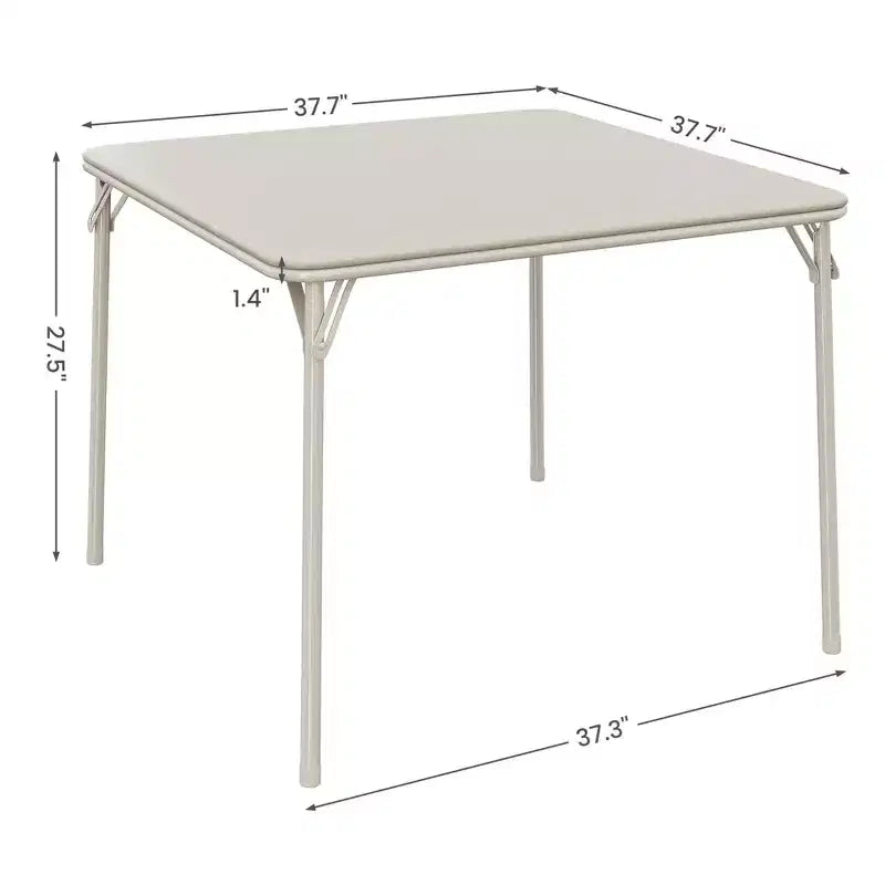 Ensemble pliable 3 pièces Table portable et 2 chaises rembourrées pour intérieur/extérieur (aucun assemblage requis)