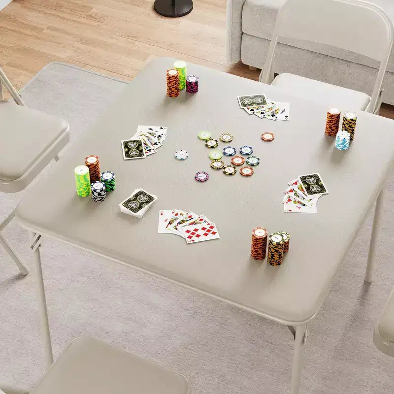 Ensemble pliable 3 pièces Table portable et 2 chaises rembourrées pour intérieur/extérieur (aucun assemblage requis)