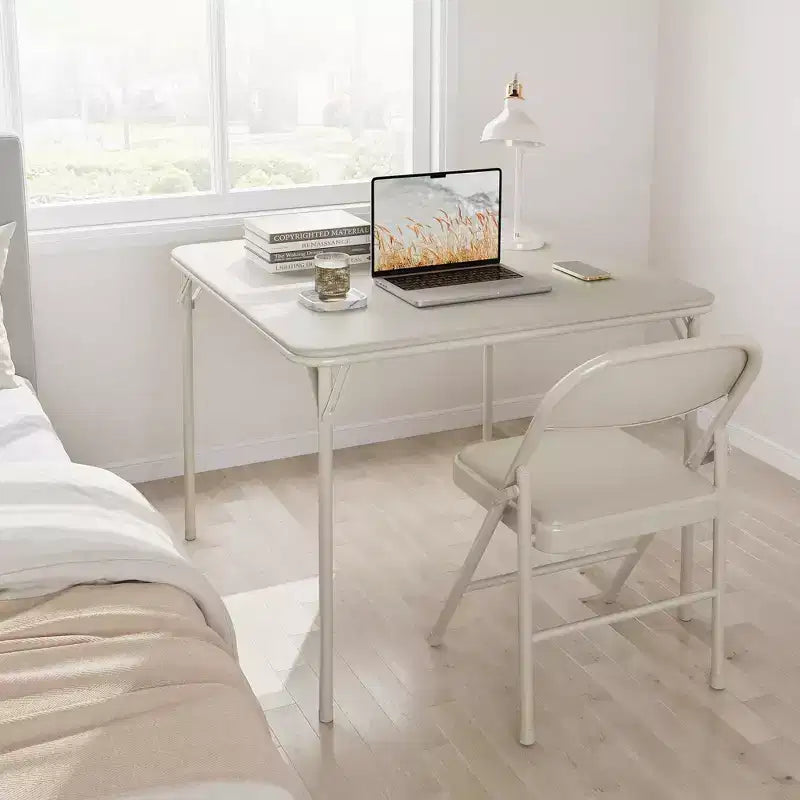 Ensemble pliable 3 pièces Table portable et 2 chaises rembourrées pour intérieur/extérieur (aucun assemblage requis)
