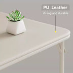 Ensemble pliable 3 pièces Table portable et 2 chaises rembourrées pour intérieur/extérieur (aucun assemblage requis)