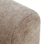 Canapé d'angle modulable MAYEERTY 145,5 pouces, revêtement en polyester beige, canapé 4 places en éponge compressée pour salon