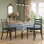 TUYOHW 2 Chaises de salle à manger avec assise en corde tressée, Chaises de cuisine à structure métallique avec dossier ouvert, Chaises de salle à manger respirantes pour salon