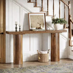 Table console Lantine 63 pour entrée de ferme, table de canapé étroite et longue pour salon, couloir, entrée, vestibule