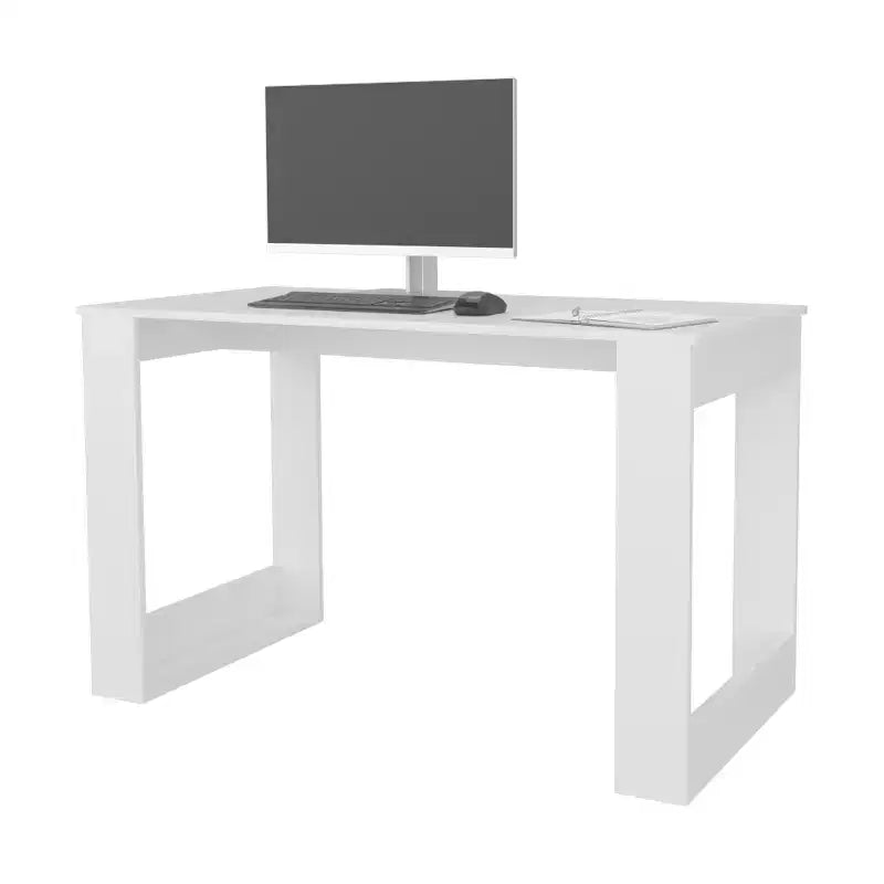 TUYOHW 47.2 Bureau d'ordinateur, bureau d'étude moderne avec plateau en mélamine résistant aux rayures, bureau de travail pour le bureau à domicile, l'étude, les petits espaces