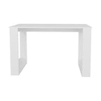 TUYOHW 47.2 Bureau d'ordinateur, bureau d'étude moderne avec plateau en mélamine résistant aux rayures, bureau de travail pour le bureau à domicile, l'étude, les petits espaces