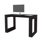 TUYOHW 47.2 Bureau d'ordinateur, bureau d'étude moderne avec plateau en mélamine résistant aux rayures, bureau de travail pour le bureau à domicile, l'étude, les petits espaces