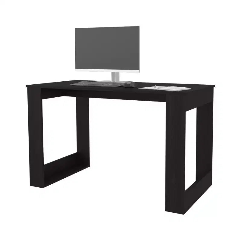 TUYOHW 47.2 Bureau d'ordinateur, bureau d'étude moderne avec plateau en mélamine résistant aux rayures, bureau de travail pour le bureau à domicile, l'étude, les petits espaces