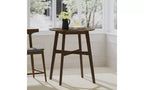 TUYOHW Tables de salle à manger rondes de 40 pour 2-4 personnes, table de cuisine hauteur comptoir avec cadre en bois, table basse compacte pour appartement, capacité de 300 lbs