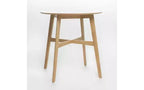TUYOHW Tables de salle à manger rondes de 40 pour 2-4 personnes, table de cuisine hauteur comptoir avec cadre en bois, table basse compacte pour appartement, capacité de 300 lbs
